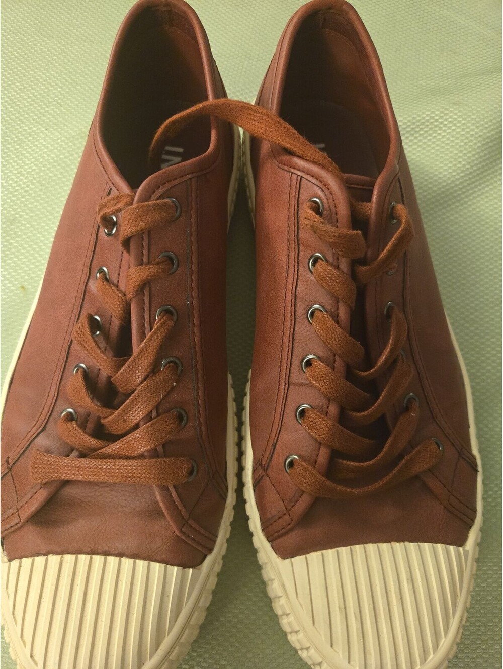 INC International Concepts Lorenzo Men's Brown Vegan Leather Sneakers Size 11M - Picture 6 of 6